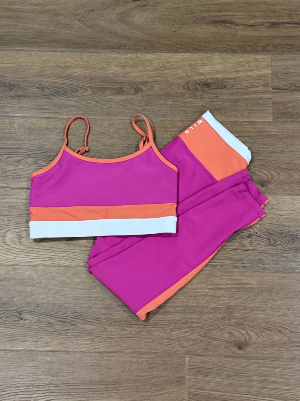 WILO Colorblock Active Set - Magenta, Orange & White Medium